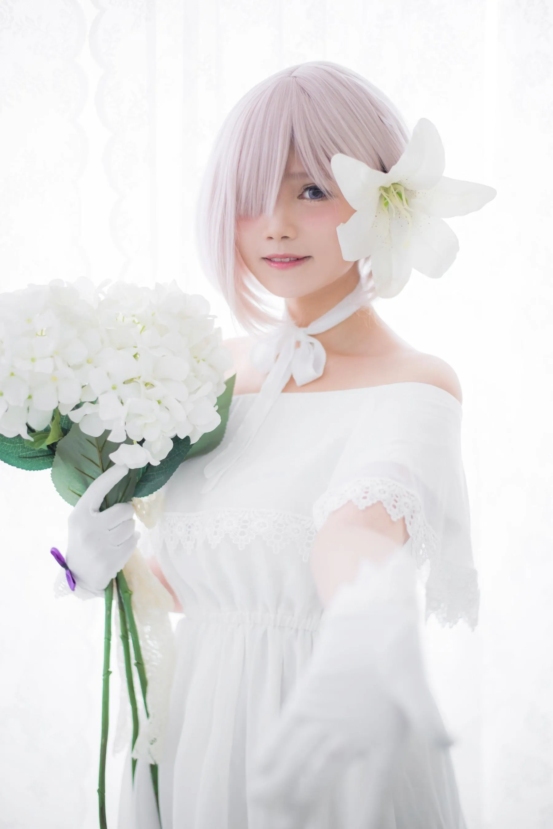 Miu只 – NO.05 Mashu White Dress [27P]插图